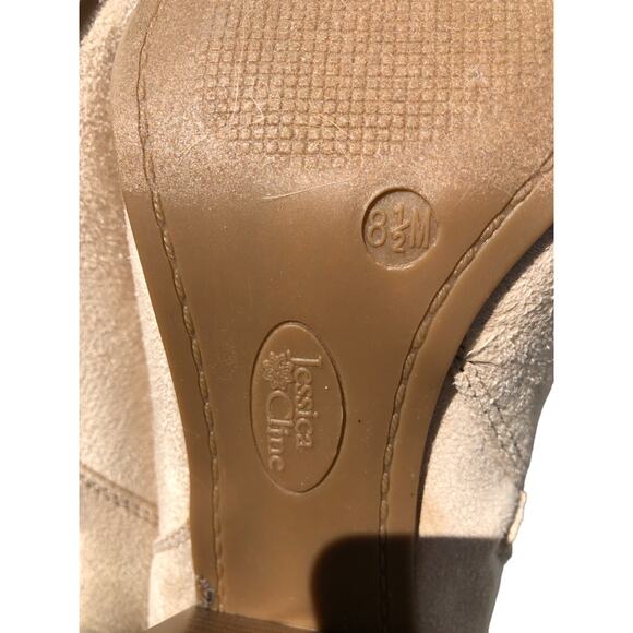 Jessica Cline Aurora Tan Ankle Boots - Women's Size 8.5M - Picture 12 of 13